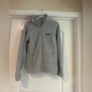 Columbia Women’s Full-Zip Fleece Jacket – Gray – Size Large
